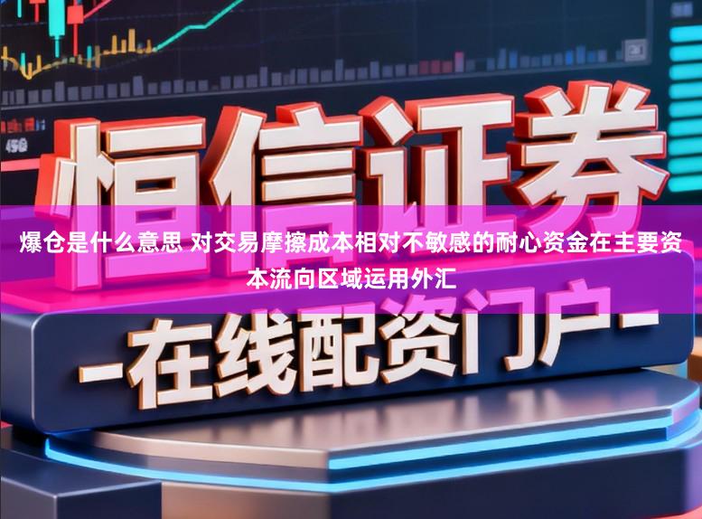 爆仓是什么意思 对交易摩擦成本相对不敏感的耐心资金在主要资本流向区域运用外汇