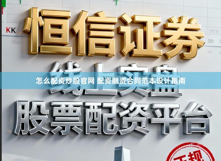 怎么配资炒股官网 配资融资合同范本设计指南
